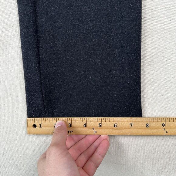 Eileen Fisher Pants Women’s 4 Heathered Black Straight Leg Stretch Elastic Waist - Picture 15 of 16